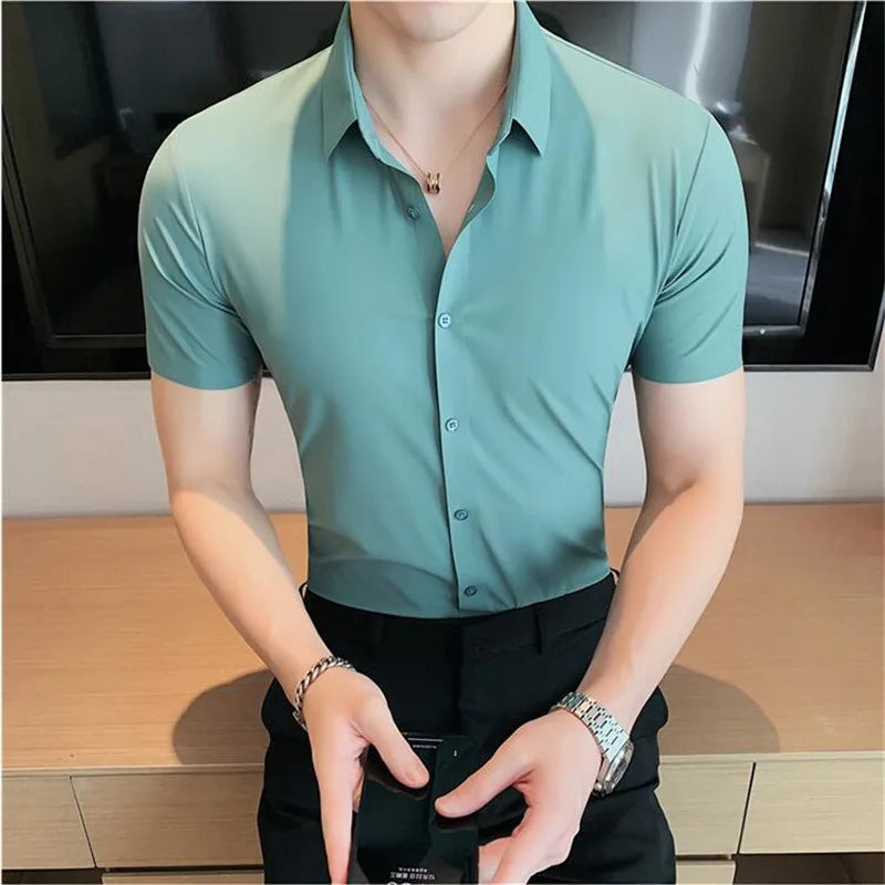 Henri Valliere Men's Short-Sleeve Shirt