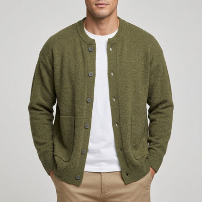 Button Front Knit Cardigan