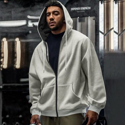 Men's Oversized Full Zip Hoodie