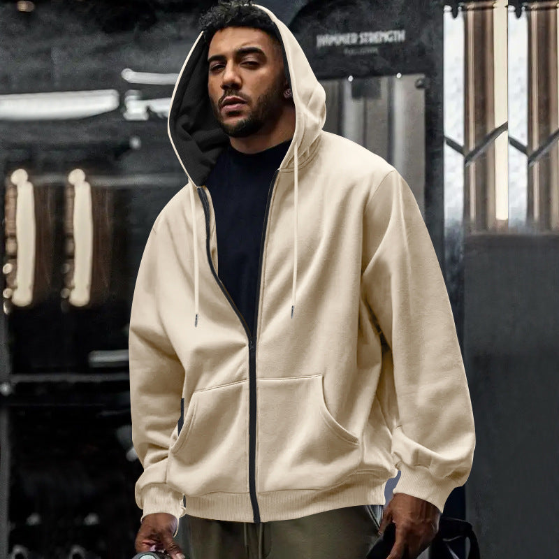 Men's Oversized Full Zip Hoodie