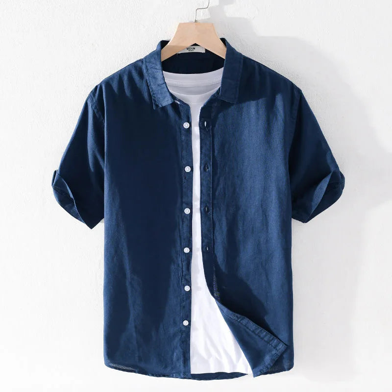 Georges Seurat Linen Button Up Shirt