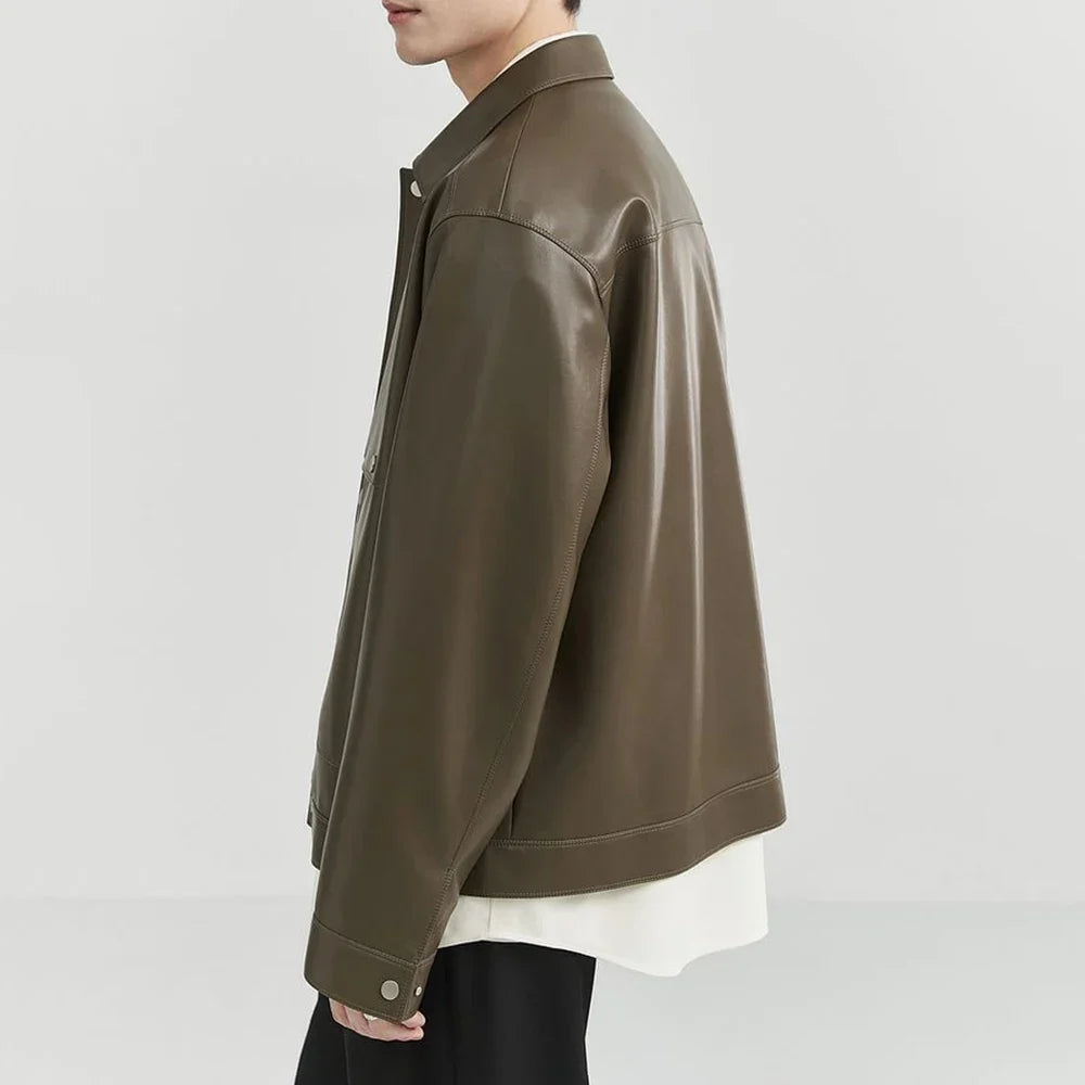 Hamilton Crest Leather Vintage Jacket