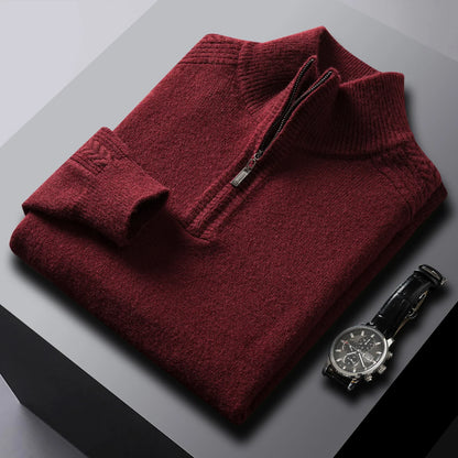 Filippo Lippi Cashmere Zipper-collar Sweater