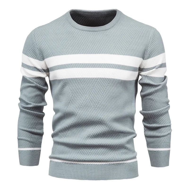 Paul Savin Men’s Slim Fit Crew Neck Knit Sweater