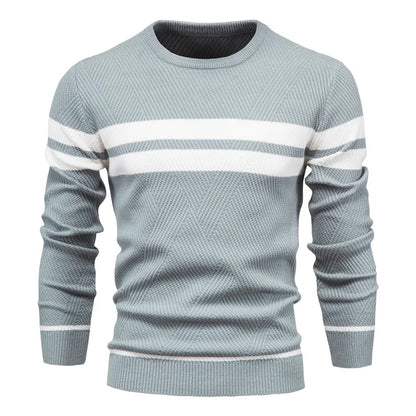Paul Savin Men’s Slim Fit Crew Neck Knit Sweater
