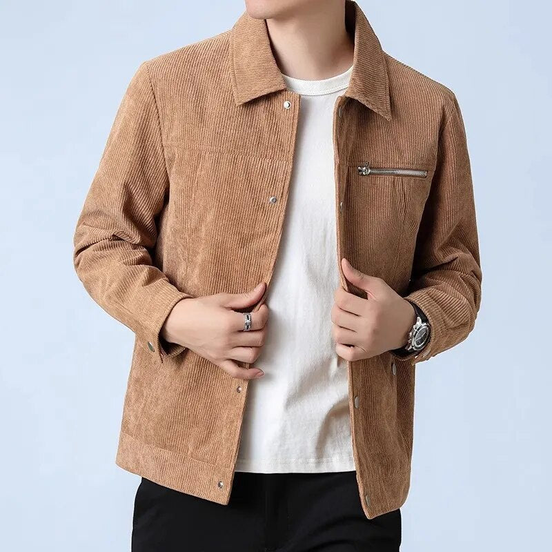 Tom Mason Corduroy Bomber Jacket