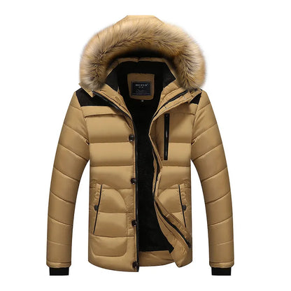 Parker Men's Fur Collar Coat