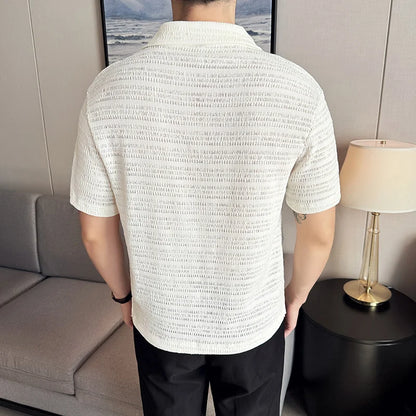 Jules Chéret Knitted Polo Shirt