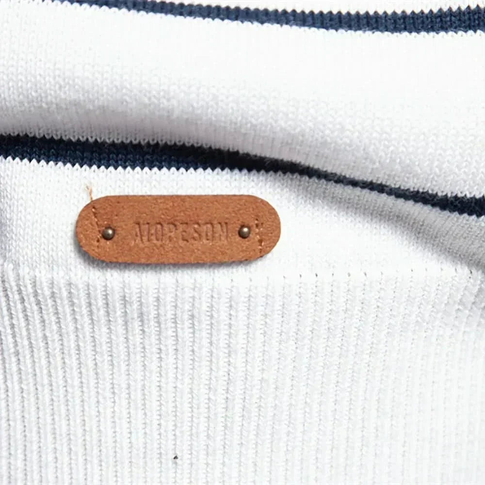 Men's Striped Crew Neck Sweater