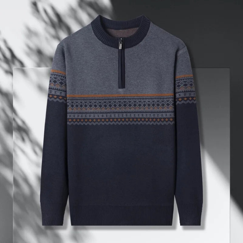 Sanzio Signature Zipper Sweater