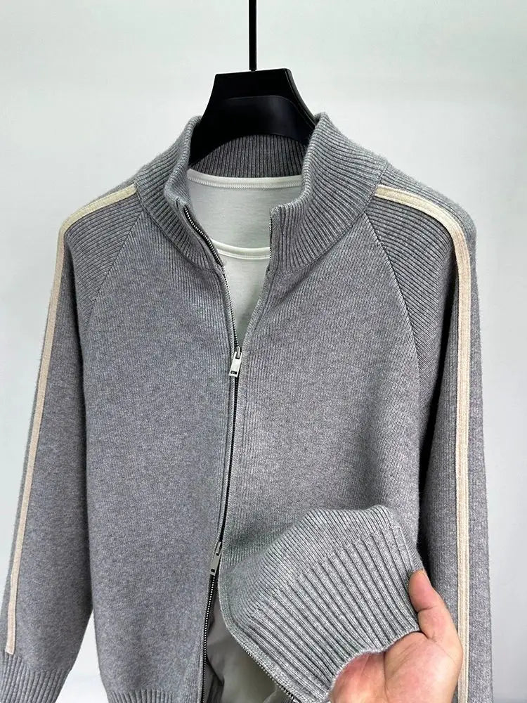 Alden Crown Knitted Designer Jacket