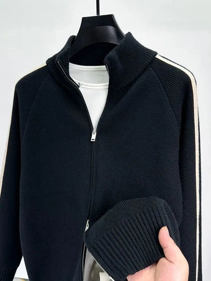 Alden Crown Knitted Designer Jacket