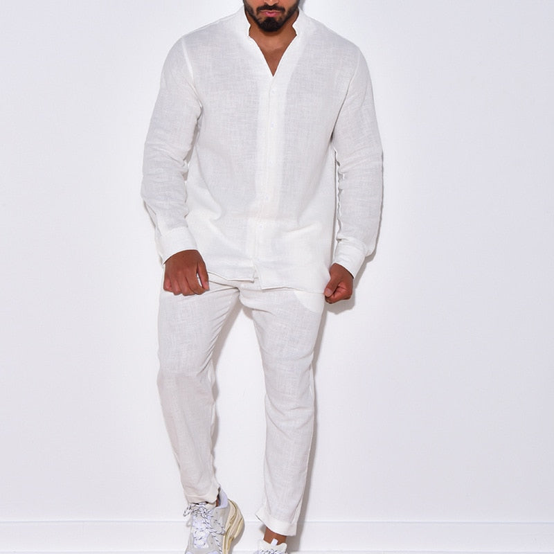 Vinthentic Paris Men's Linen Set