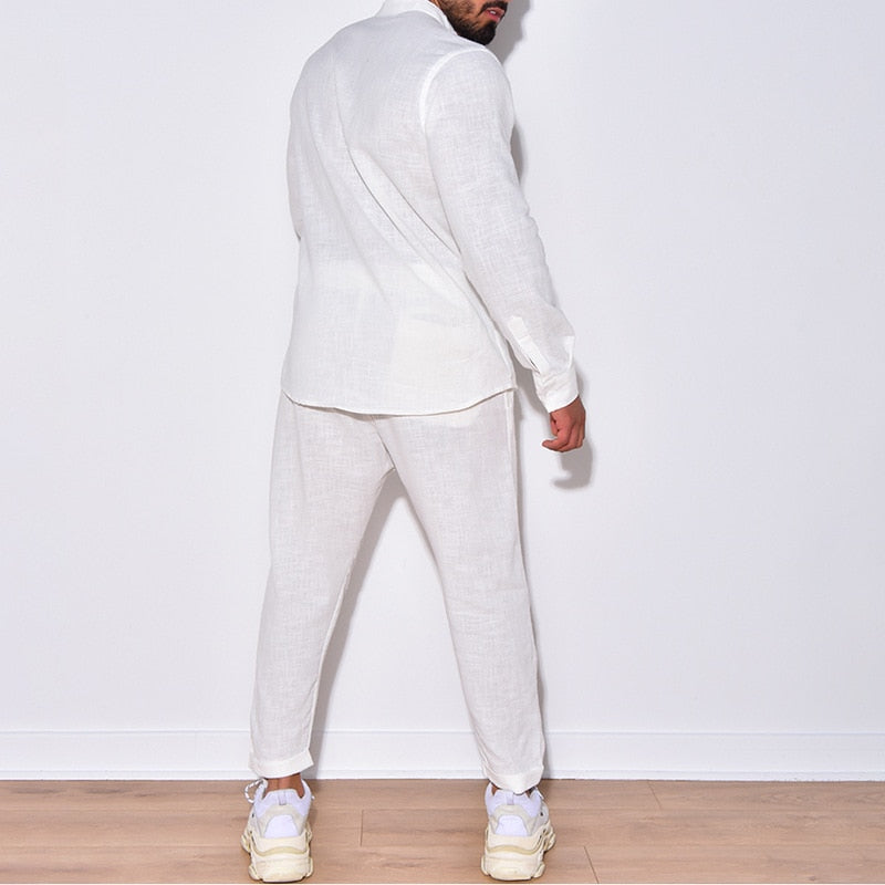 Vinthentic Paris Men's Linen Set