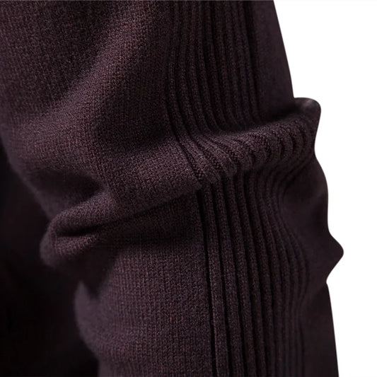 Alessio Moro Men Slim Fit Turtleneck Sweater Warm Winter Knit Pullover