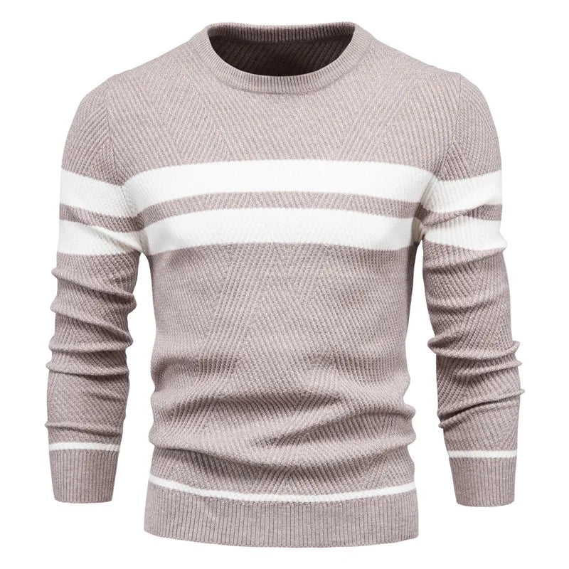 Paul Savin Men’s Slim Fit Crew Neck Knit Sweater