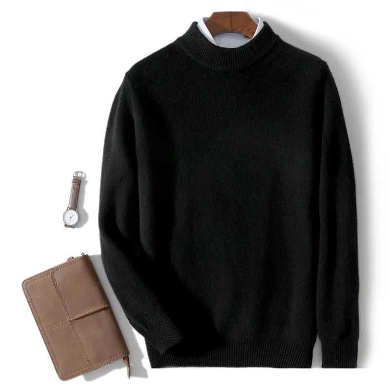 Marco Bandinelli Mock Neck Cashmere Sweater