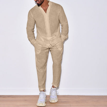 Vinthentic Paris Men's Linen Set
