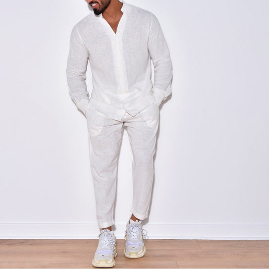 Vinthentic Paris Men's Linen Set