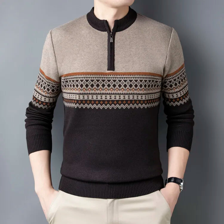 Sanzio Signature Zipper Sweater