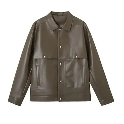 Hamilton Crest Leather Vintage Jacket