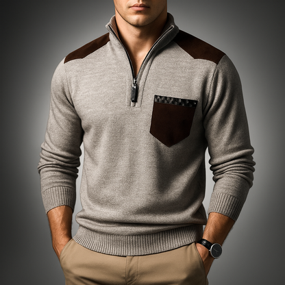 Ribbed Knit Open Front Cardigan