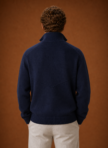 Men's Full Zip Knit Cardigan Jacket