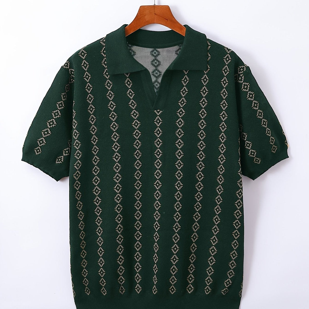 Longline Knit Sweater With Ribbed Trim